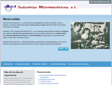 Tablet Screenshot of micromecanicas.com